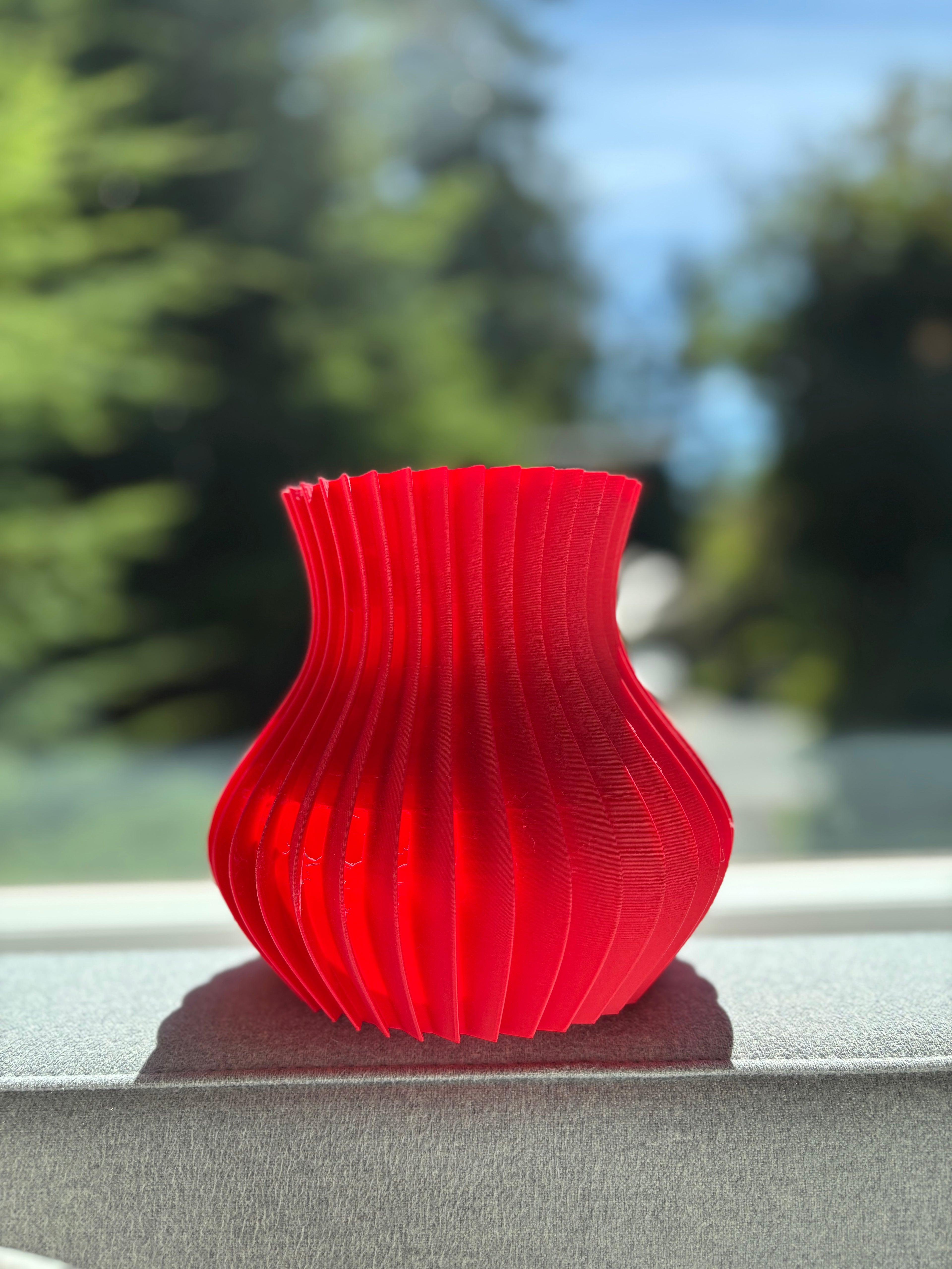 Velvet Ember Vase